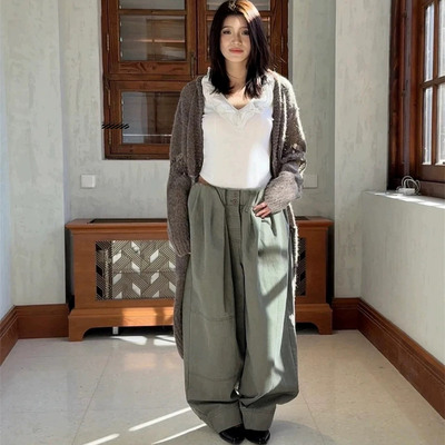 水洗百搭宽松休闲工装裤休闲裤