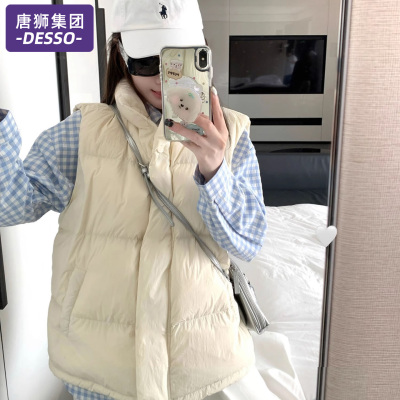 唐狮集团羽绒棉马甲女款秋冬季