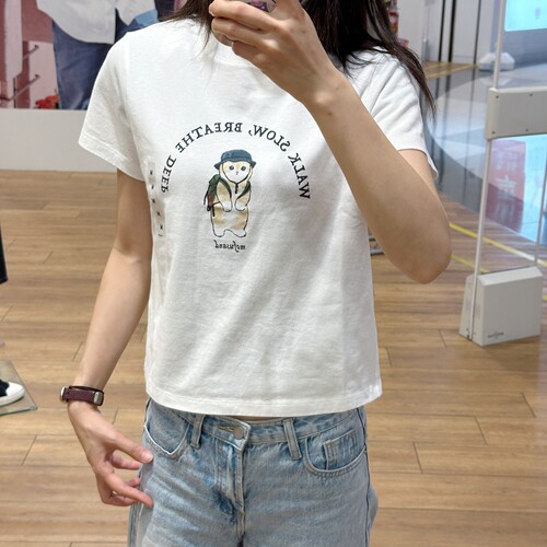 美萌猫福珊迪小猫咪印花短袖T恤