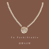 「半岛山茶花」法式 复古轻奢珍珠项链小众设计感锁骨链气质颈链