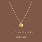 「人间小甜豆」轻奢气质百搭金豆lucky项链小众设计感锁骨链颈链