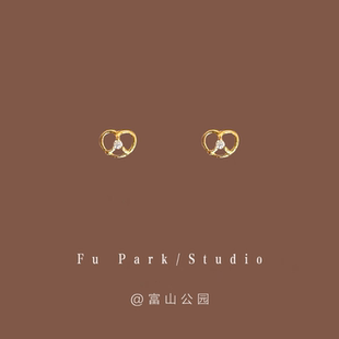 「椒盐脆曲奇」睡觉不用摘 mini小巧耳钉小众日常精致可爱耳环