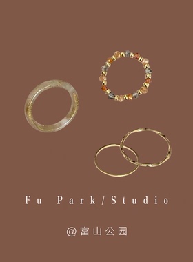 「伦敦假日」轻奢气质百搭戒指套装叠戴小众设计高级感指环食指