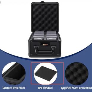 实力工厂现货销售双槽铝合金评级卡箱采用海关锁设计安全耐用收纳