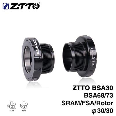 ZTTO BSA30 陶瓷中轴 螺纹五通 68/35MM转BB30/PF30/386牙盘中轴