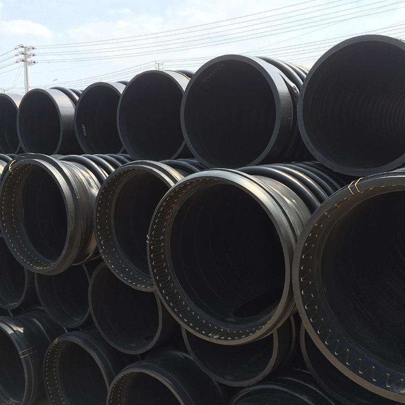 上海HDPE克拉管增强缠绕管B型结构壁管高密度克拉管环刚度8级