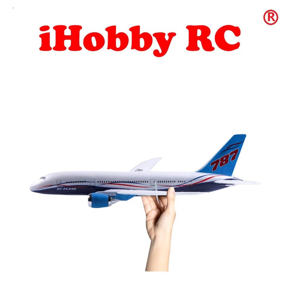 轩宸模型跨境遥控滑翔机 仿真787固定翼客机2.4G三通道 EPP固定翼