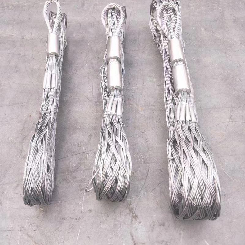 电缆网套牵引套中间架空导线拉放线钢丝网兜蛇皮套旋转抗弯连接器