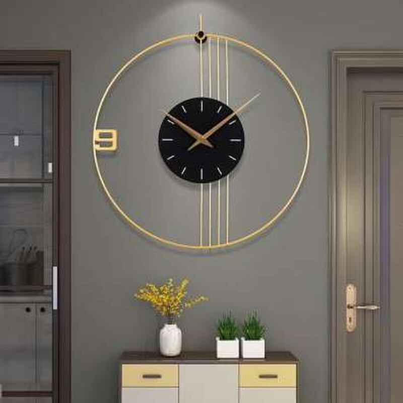 钟表挂钟客厅极简现代简约时尚时钟2021新款壁钟轻奢挂墙家用挂表