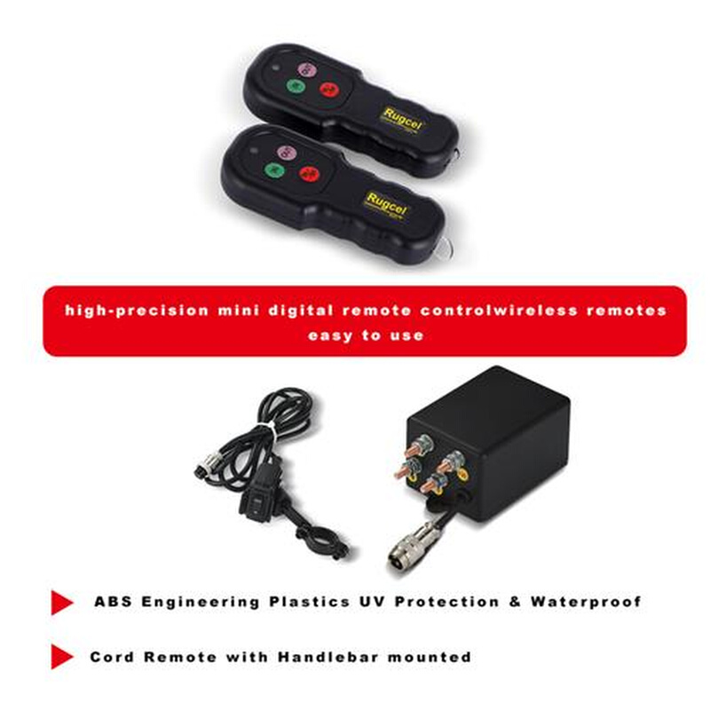 供应40F00磅ATV/UTV电动绞盘钢丝绳尼龙绳 12V24V沙滩车用绞盘