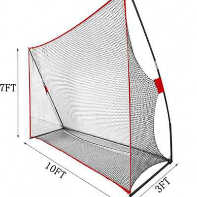 高尔夫球练习网室内练习器材 挥杆打击笼球网 配推杆果岭套装