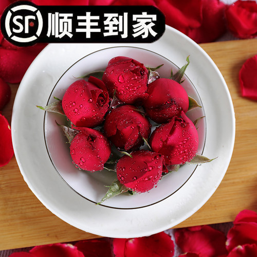 墨红玫瑰花可食用泡酒泡醋鲜花
