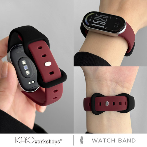 KASO适用小米手环8表带新款透气