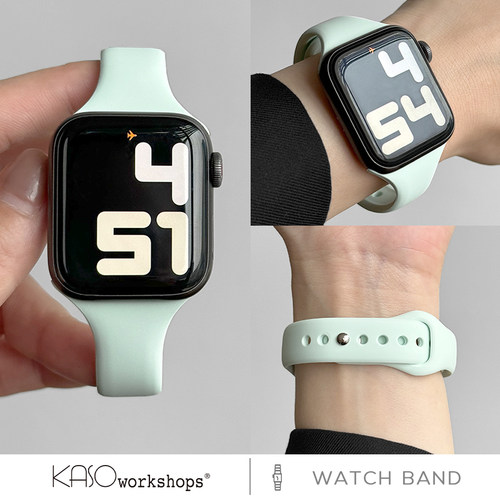 KASO适用iwatch表带新款硅胶腕带