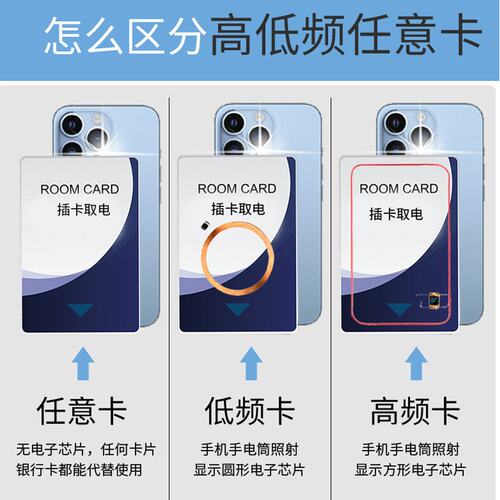 插卡取电开关高频开关轻触感应电磁开关智能省电开关酒店宾馆通用