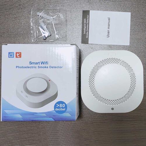 涂鸦ZIGBEE烟感探测器APP通知TUYA WiFi烟雾报警器无线烟雾报警器