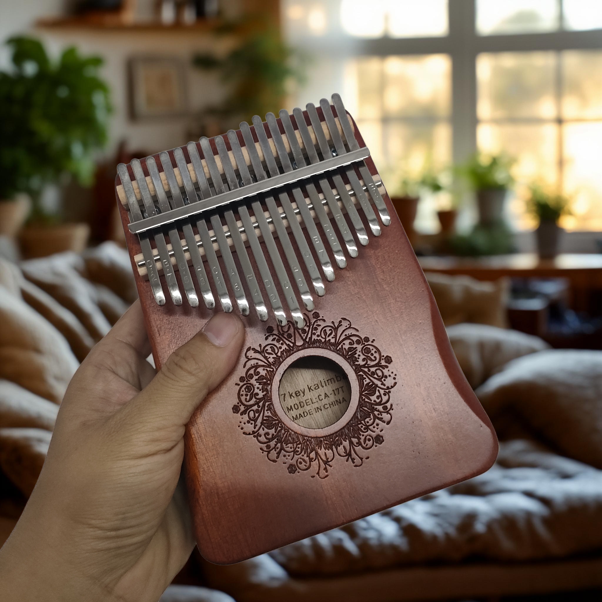 17音21音桃花芯拇指琴免费刻字