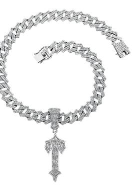 十字架跨境合金宝剑宝剑吊坠项链