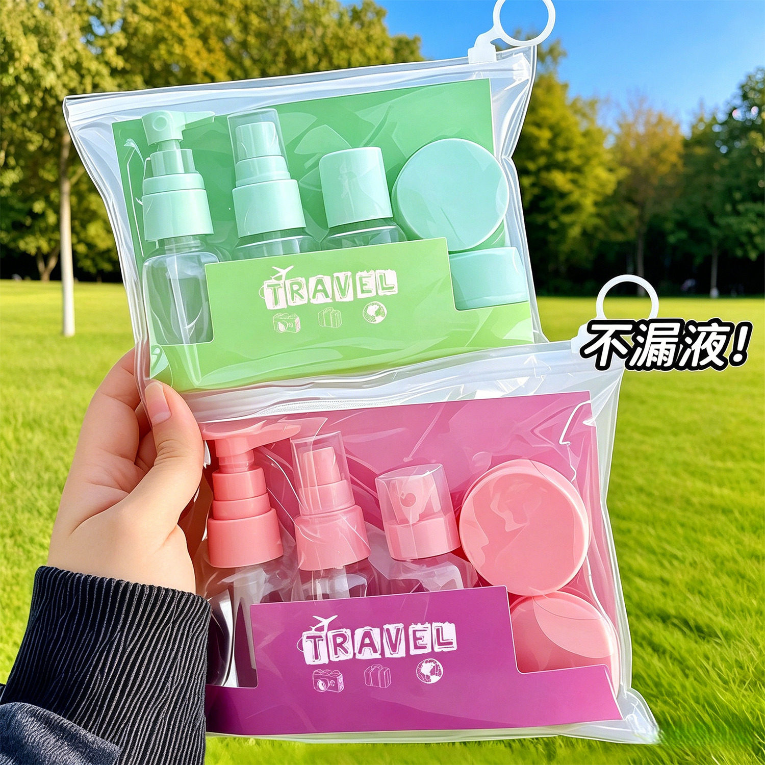 旅行分装空瓶六件套装便携小瓶子