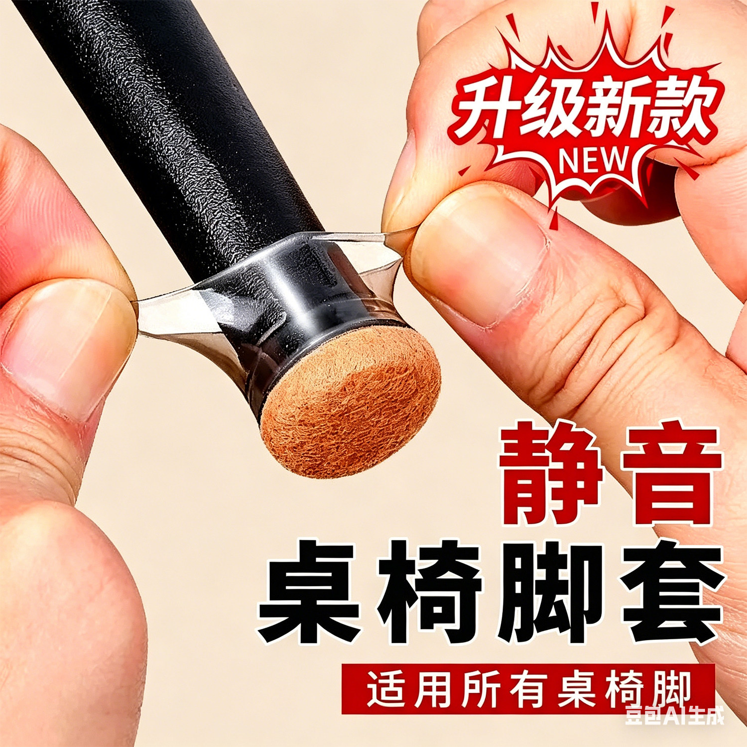 椅子脚套垫硅胶静音加厚防滑耐磨通用凳子脚垫防噪音桌子腿保护套