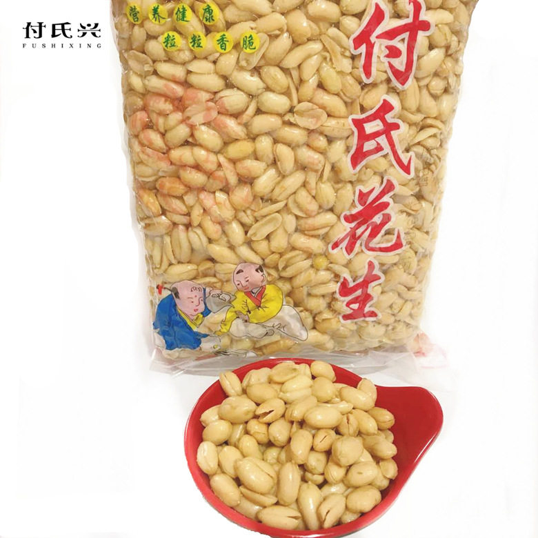 付氏花生 付氏麻辣花生油炸花生米 麻辣果仁 5斤实惠装