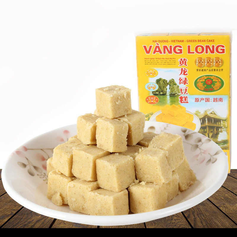 进口越南黄龙绿豆糕410g好吃的网红零食饼干糕点特产休闲食品