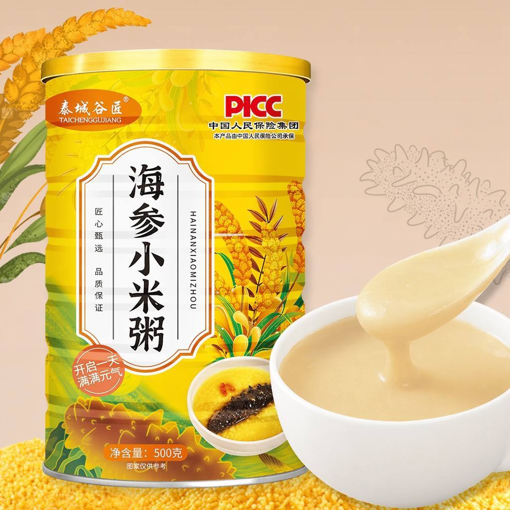 海参小米粥500g方便冲调食品营养代餐粉