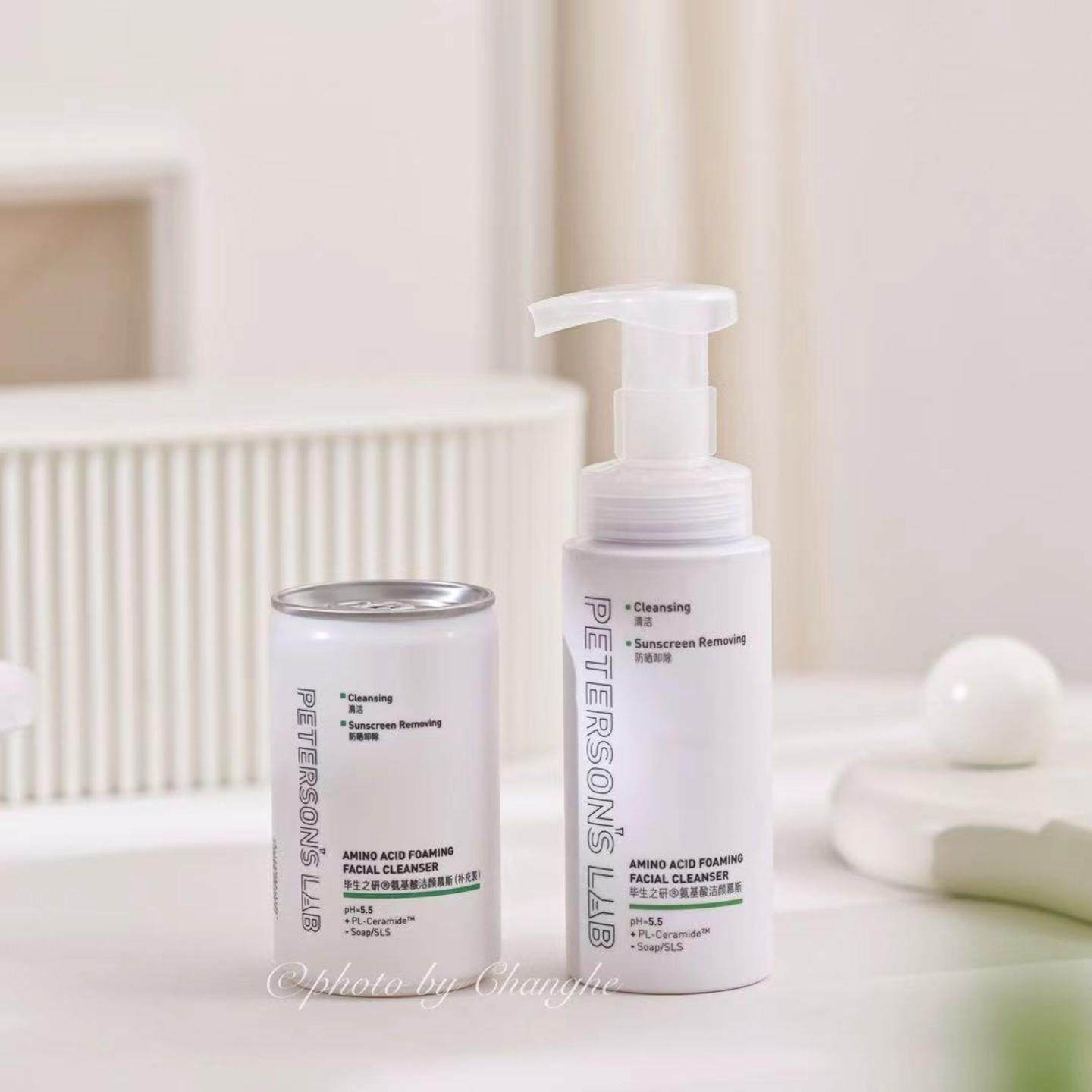 毕生之研5.5氨基酸洁面慕斯泡沫洗面奶温和清洁洗卸合一正补充装