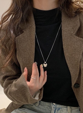 毛衣链长款轻奢高级感大气高档马鞍包冬天配毛衣的项链配饰女秋冬