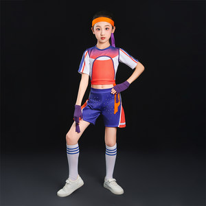 六一毕业季童心协力啦啦操服装拉拉队服男女团体健美操比赛演出服