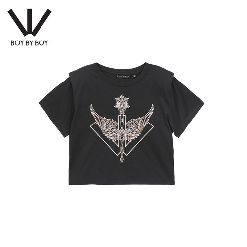 针织朋克短袖BoyByBoy