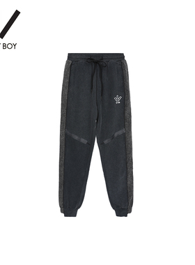 Boy By Boy春季潮牌女装做旧重水洗舒适朋克休闲裤W15002