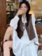 坎肩背心外套上衣 无袖 皮马甲女2026春秋新款 复古百搭圆领马夹韩版