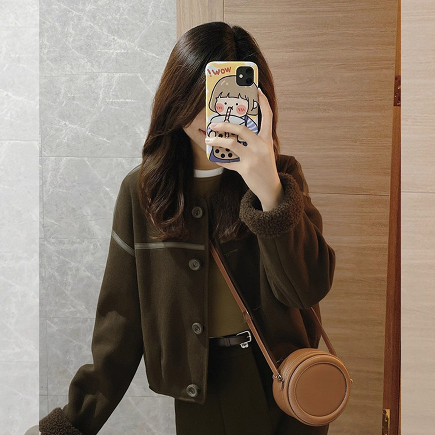 焦糖暖咖~深咖色羊羔毛拼接短外套女冬季宽松显瘦保暖夹克上衣,女装/女士精品,常规大码外套,淘宝优惠券,粉丝福利购,淘宝优惠卷