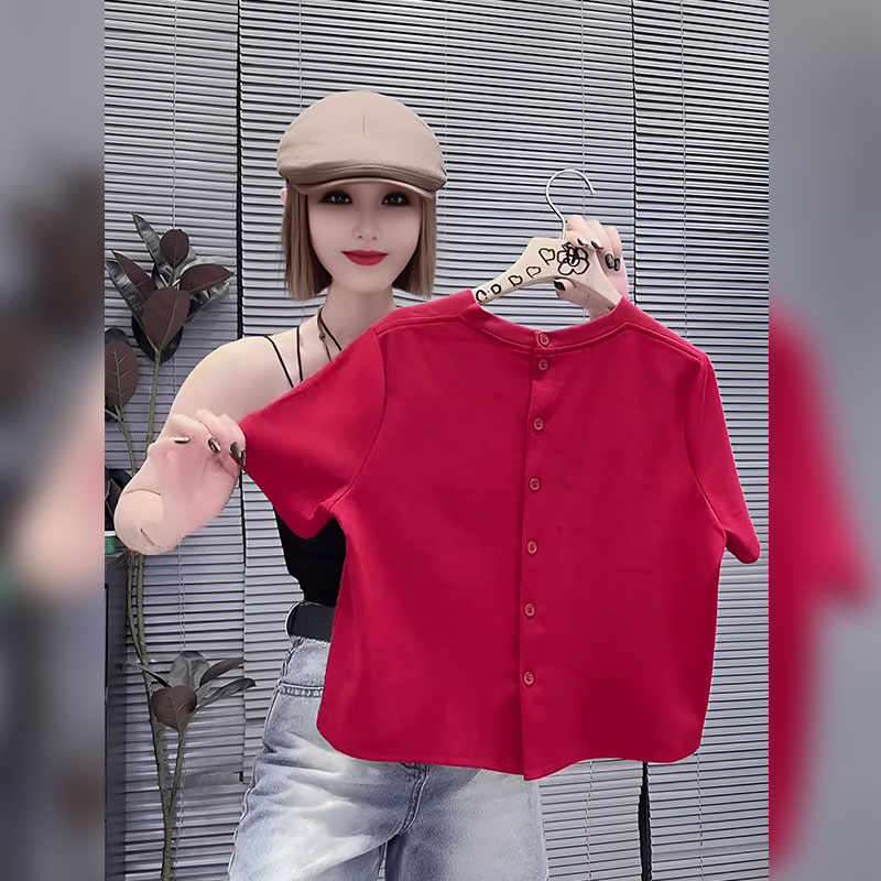 【送运费险】抖音爆款圆领短袖女