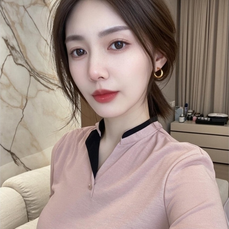 【送运费险】抖音爆款粉色衬衫女