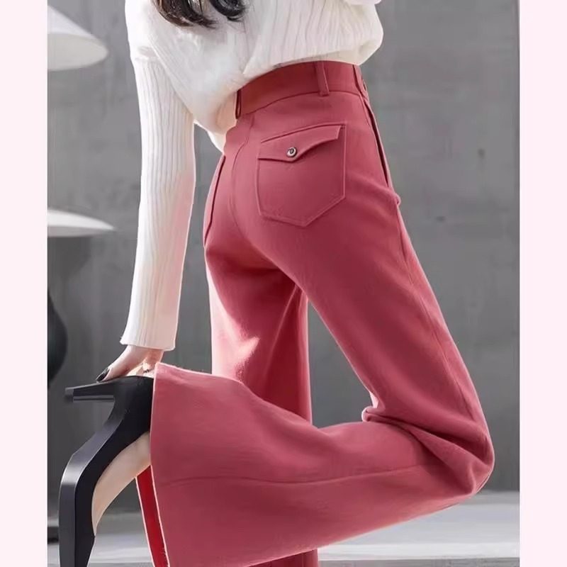 春季流行独特超好看休闲长裤梨型身材高腰显瘦时尚百搭微喇马蹄裤,女装/女士精品,大码裤装,淘宝优惠券,粉丝福利购,淘宝优惠卷