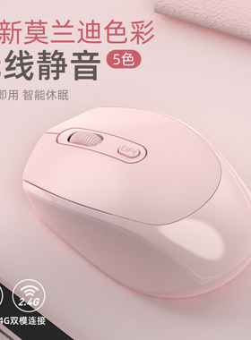 新款M107莫兰迪跨境无线鼠标蓝牙鼠标静音充电滑鼠私模