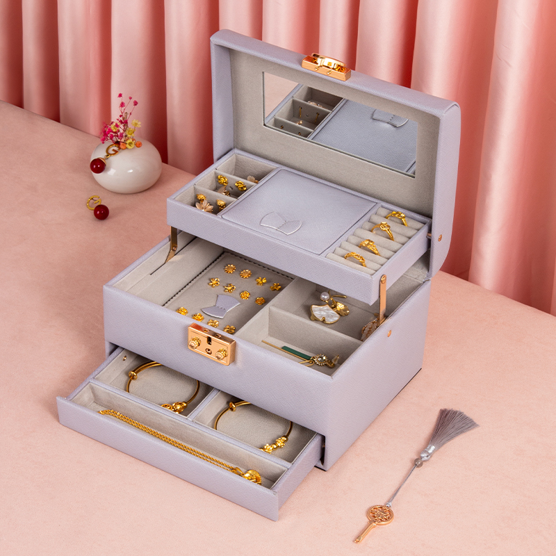 首饰盒高档精致收纳盒2024新款