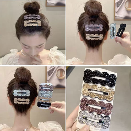 高端闪钻发夹刘海碎发夹