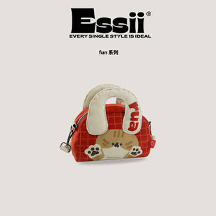 可爱萌趣猫咪单肩包斜挎贝壳包 矮脚猫deng2插画师联名款 完美款 款