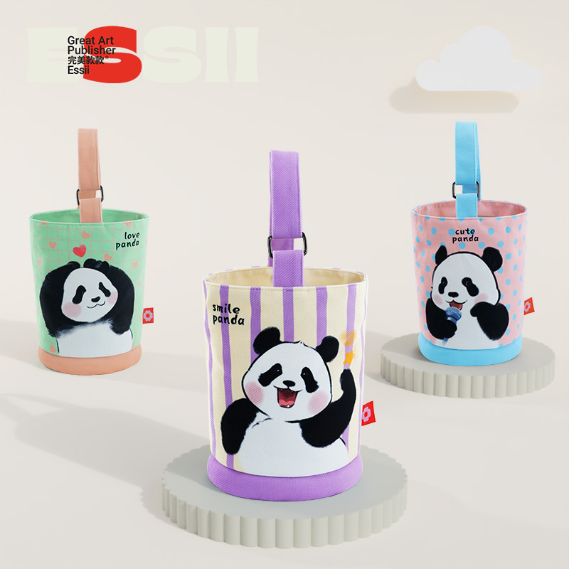 完美款款水桶包可爱插画