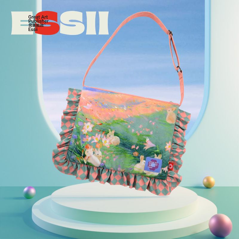 完美款款清新画风枕头包包