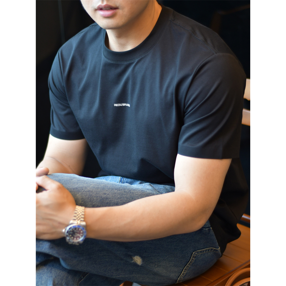 索罗娜T恤男冰丝薄款短袖半袖夏