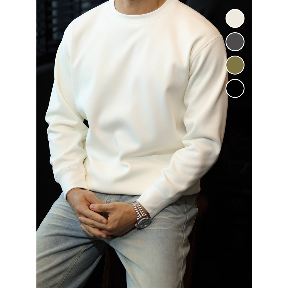 高端银狐绒肤感美式加厚卫衣T恤