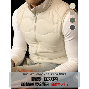 简素Design山系无袖棉服马甲男户外立领外套保暖内搭上衣夹克冬季