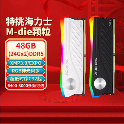 疆珑i9蛟龙DDR524Gx2超频内存条