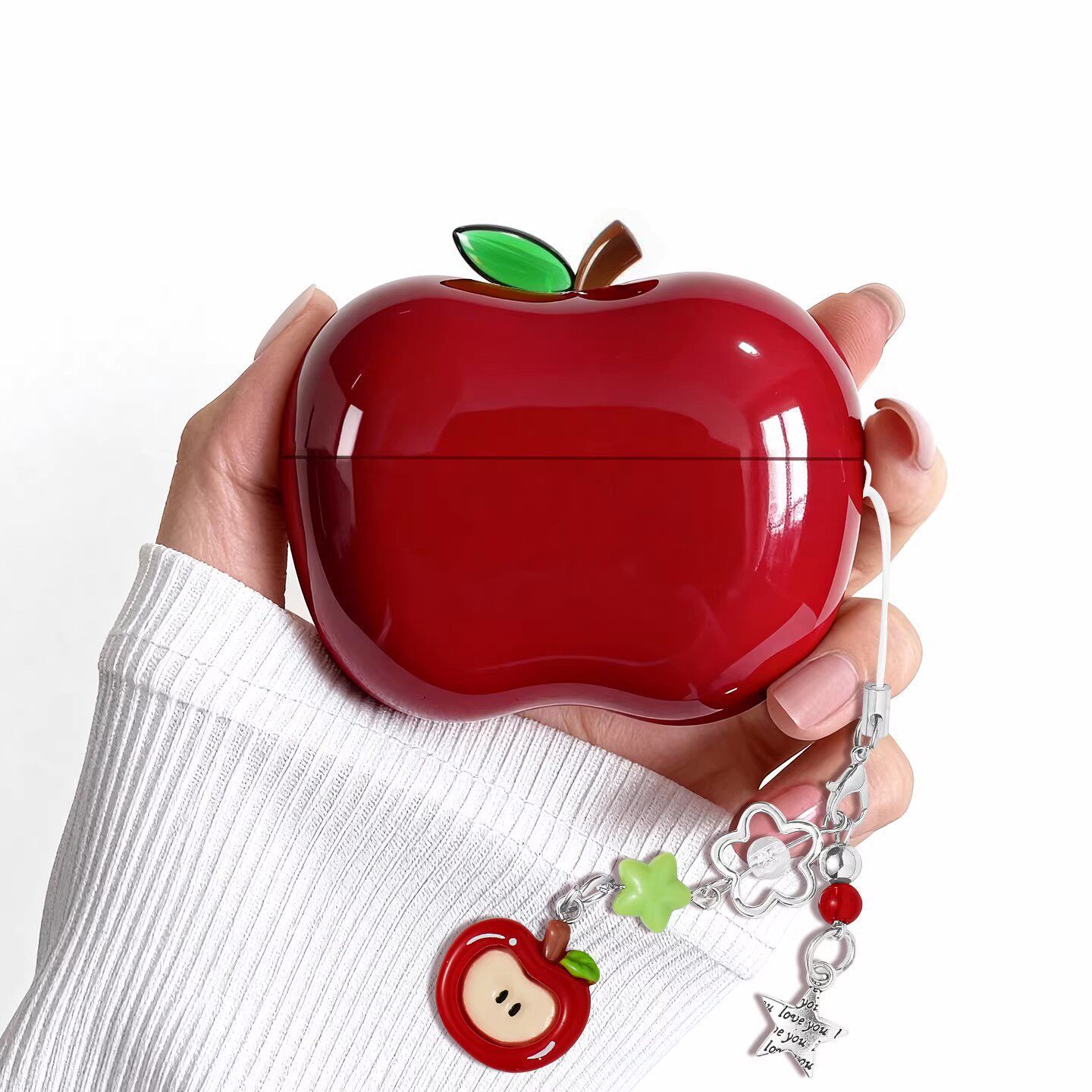 红苹果耳机套适用airpods3pro保图片