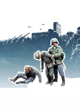 源模居GK 1/35树脂模型 二战德国士兵  手办白模 1013R