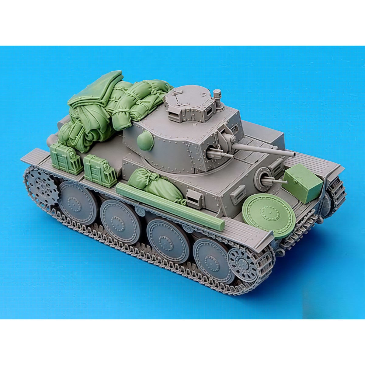 源模居GK 1/35树脂模型Pz.Kpfw.38 Ausf.G配件套装 手办白模1452T